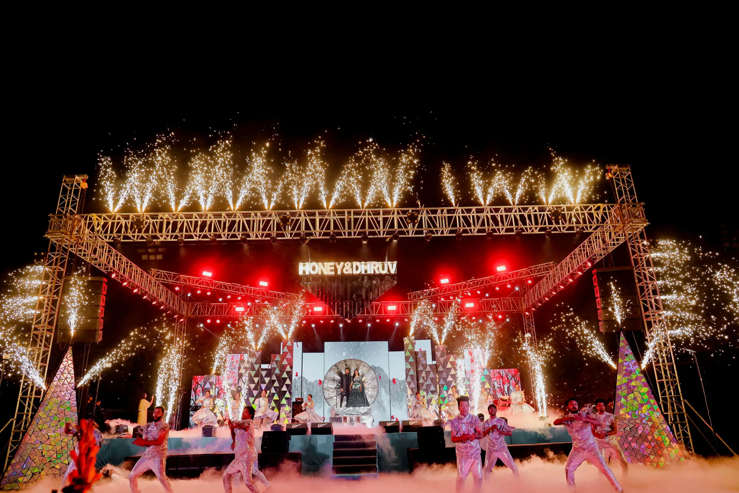 Dhruv x Honey sangeet Reel